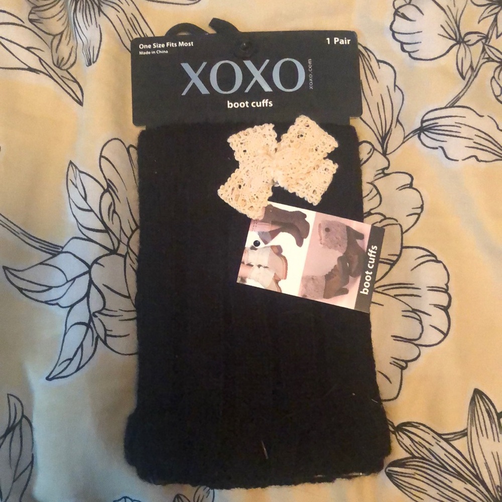 NWT XOXO boot cuffs